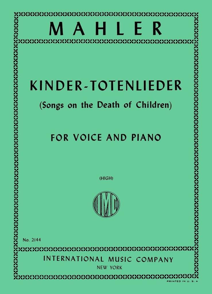 Kindertotenlieder (Ted.-Ingl.) (S-T)